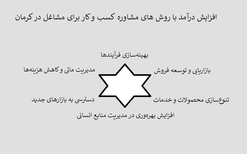 افزایش درآمد با روش های مشاوره کسب و کار برای مشاغل در کرمان